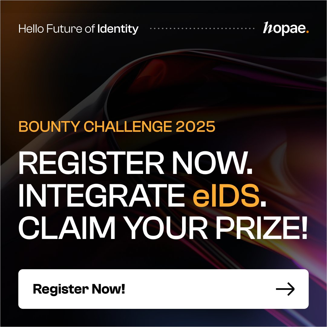 HopaeInc's tweet photo. 🕵️‍♂️ NEW MISSION - INTEGRATE eIDs

This isn’t just a challenge - it’s a chance to be part of a revolution!
🔹 The mission? Integrate eIDs into Hopae’s framework
🔹 The reward?  $4.000 per integration

Start now 👉 https://t.co/WePcLCrxui https://t.co/daf9fQwPrU