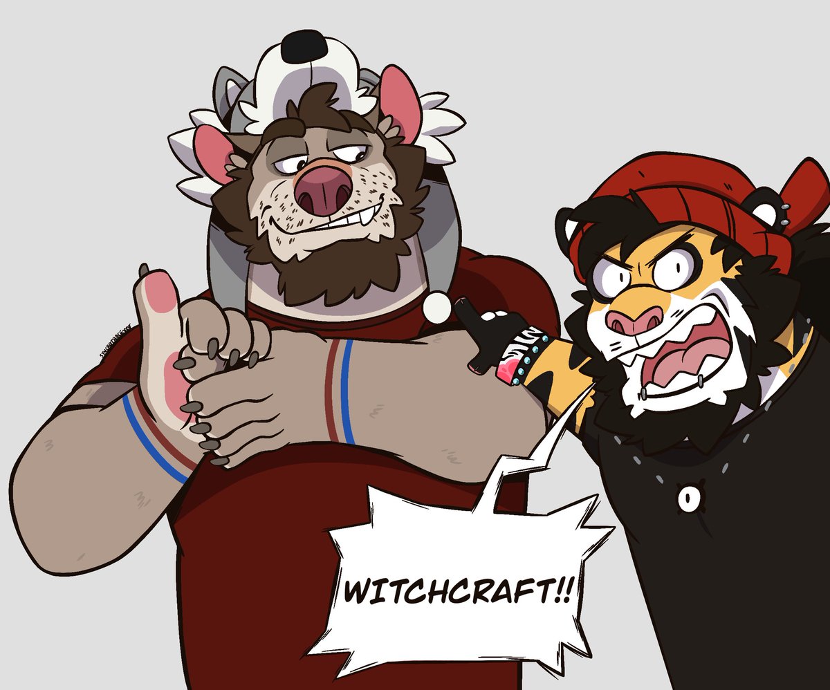 Until recently I learned how to do the thumb trick. Figured it would be funny if Photon learned it and Khary was upset about it. Plus I was watching The Hunchback of Notre Dame (IYKYK)