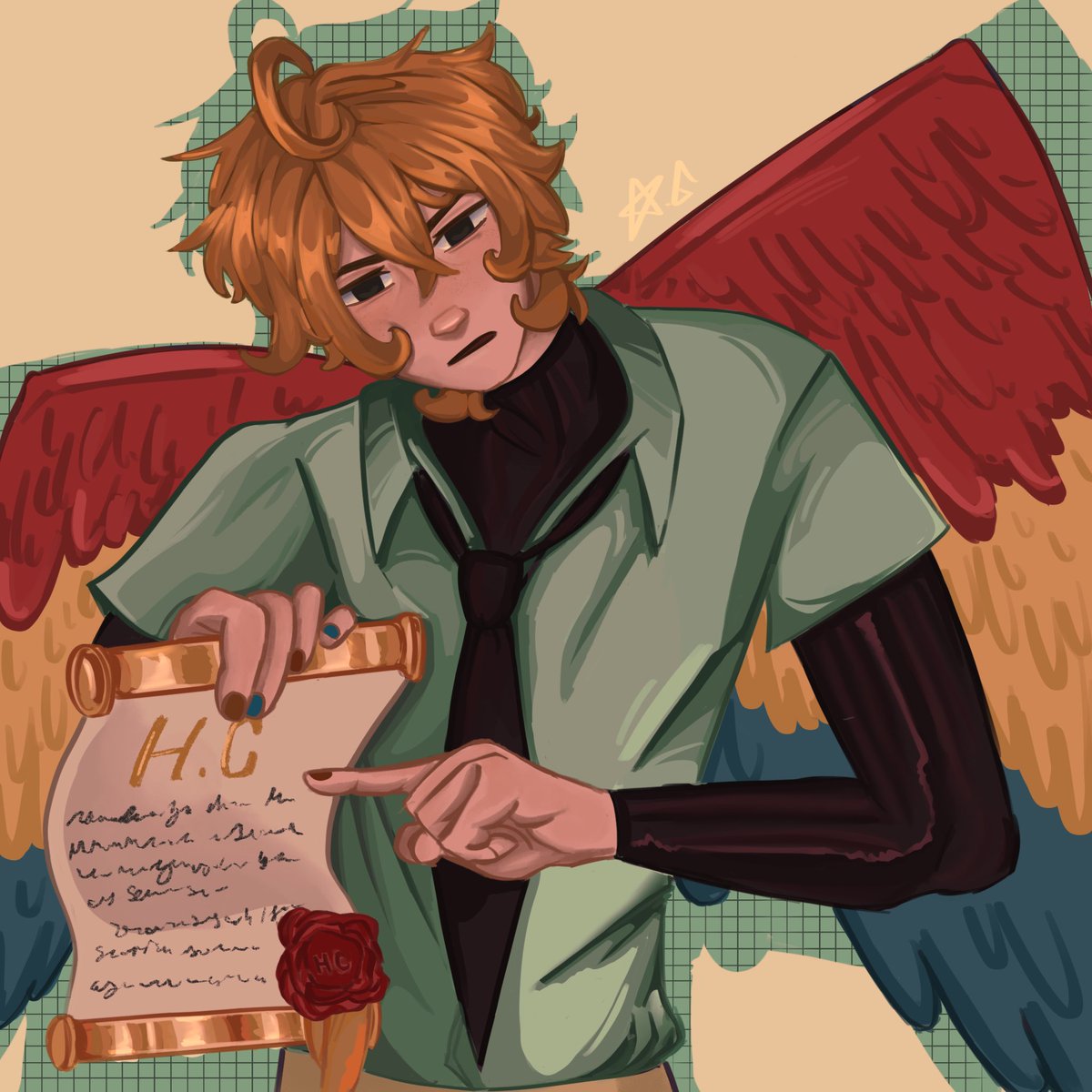 laze_24's tweet image. in going to keep posting art until someone likes it cus idk how x works
anyway permit grian
#permitgrian #mcyt #grianfanart