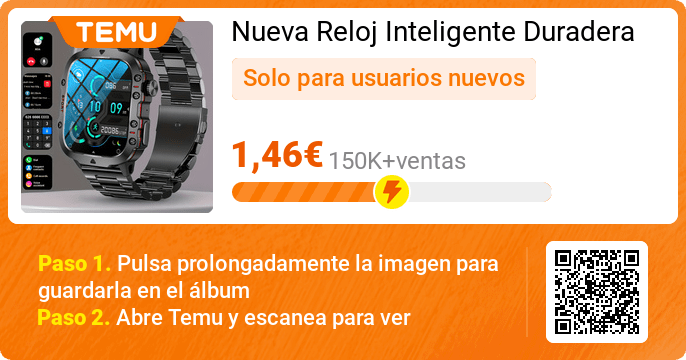 BorjaSoul's tweet photo. Nueva Reloj Inteligente Duradera para Hombres, Llamadas Inalámbricas,, Impermeable, Deportes, Fitness, Voz AI, Exterior, 100+ Modos Deportivos, Reloj Inteligente Exterior
🎉 Oferta exclusiva[1,46€]
👉 Link: https://t.co/wIwU2SXfE2 https://t.co/JSKzOjyhwm