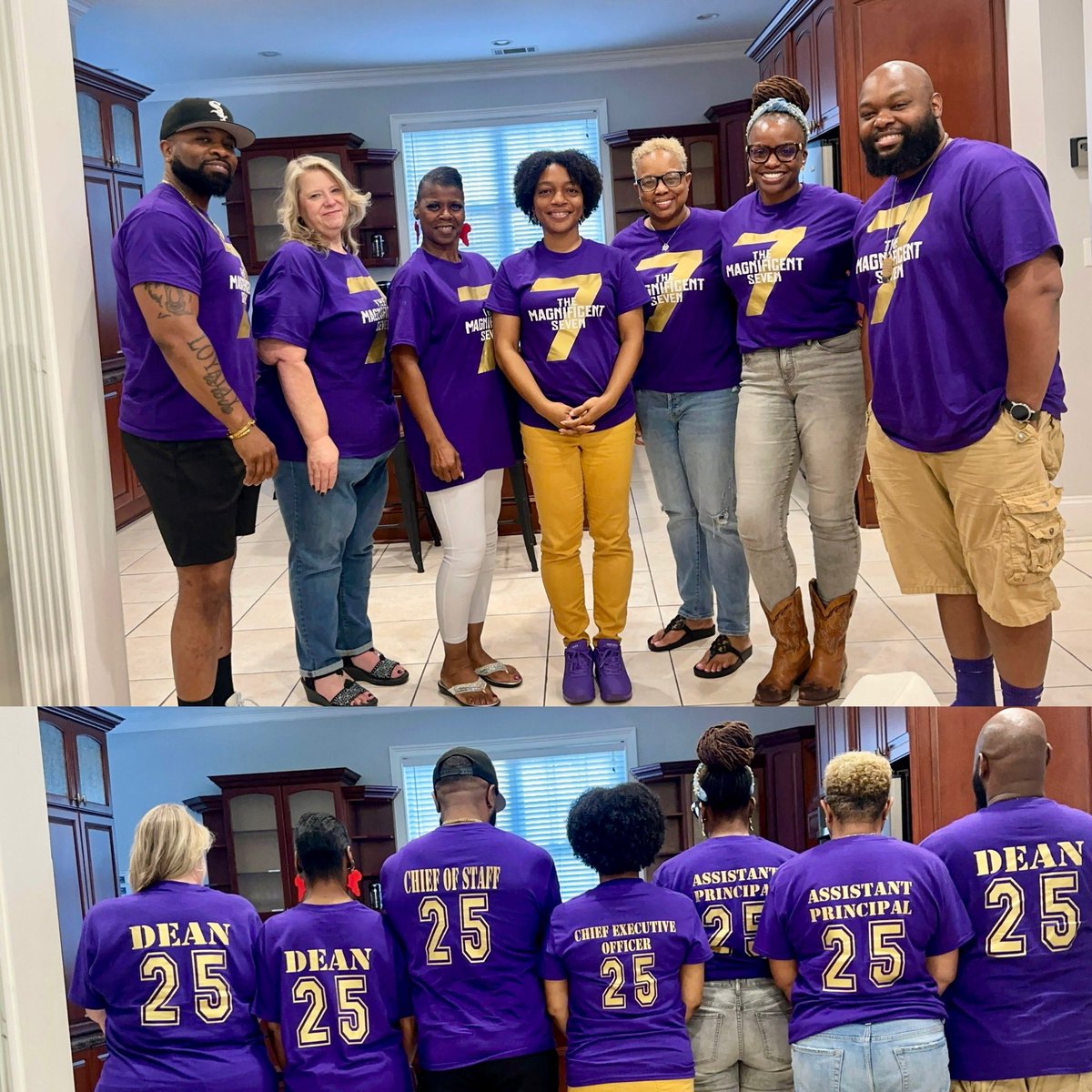 TeamGrizzle2006's tweet photo. The perfect ending to an engaging and informative #DSAPanthers2025 retreat. Meaningful fellowship and relaxing massages. A win all around! ππΎ #TeamDSA #Magnificent7 #BestPrincipalEver #EducatorWellness #PantherPride https://t.co/RSZ9hFysBN