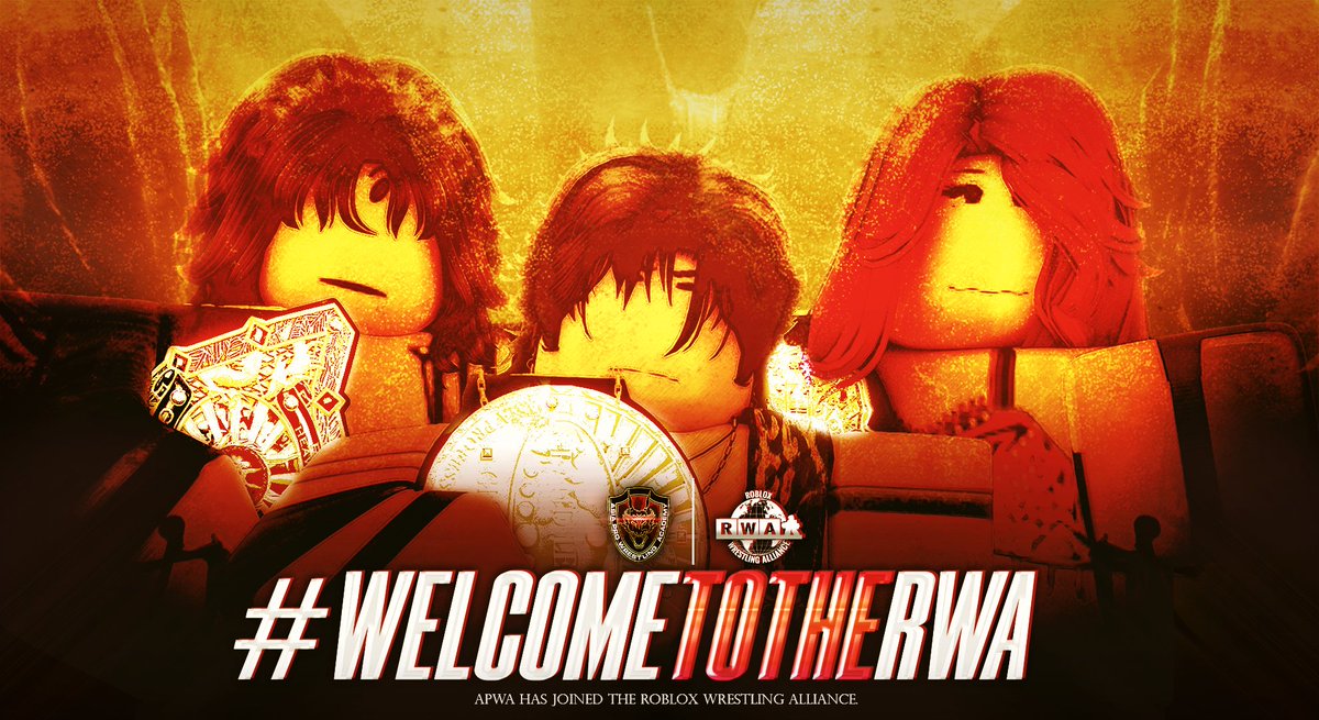Roblox Wrestling Alliance (@rwamedia) on Twitter photo WELCOME TO THE RWA 🚨
Carrying the legacy of Japan 🇯🇵 on their backs, <a href="/APWACA2021/">APWA || Asia Pro Wrestling Academy</a> is now in the #RWA2025!
Catch them every Tuesday Night at 7:00PM ET! WELCOME TO THE RWA 🚨
Carrying the legacy of Japan 🇯🇵 on their backs, <a href="/APWACA2021/">APWA || Asia Pro Wrestling Academy</a> is now in the #RWA2025!
Catch them every Tuesday Night at 7:00PM ET!