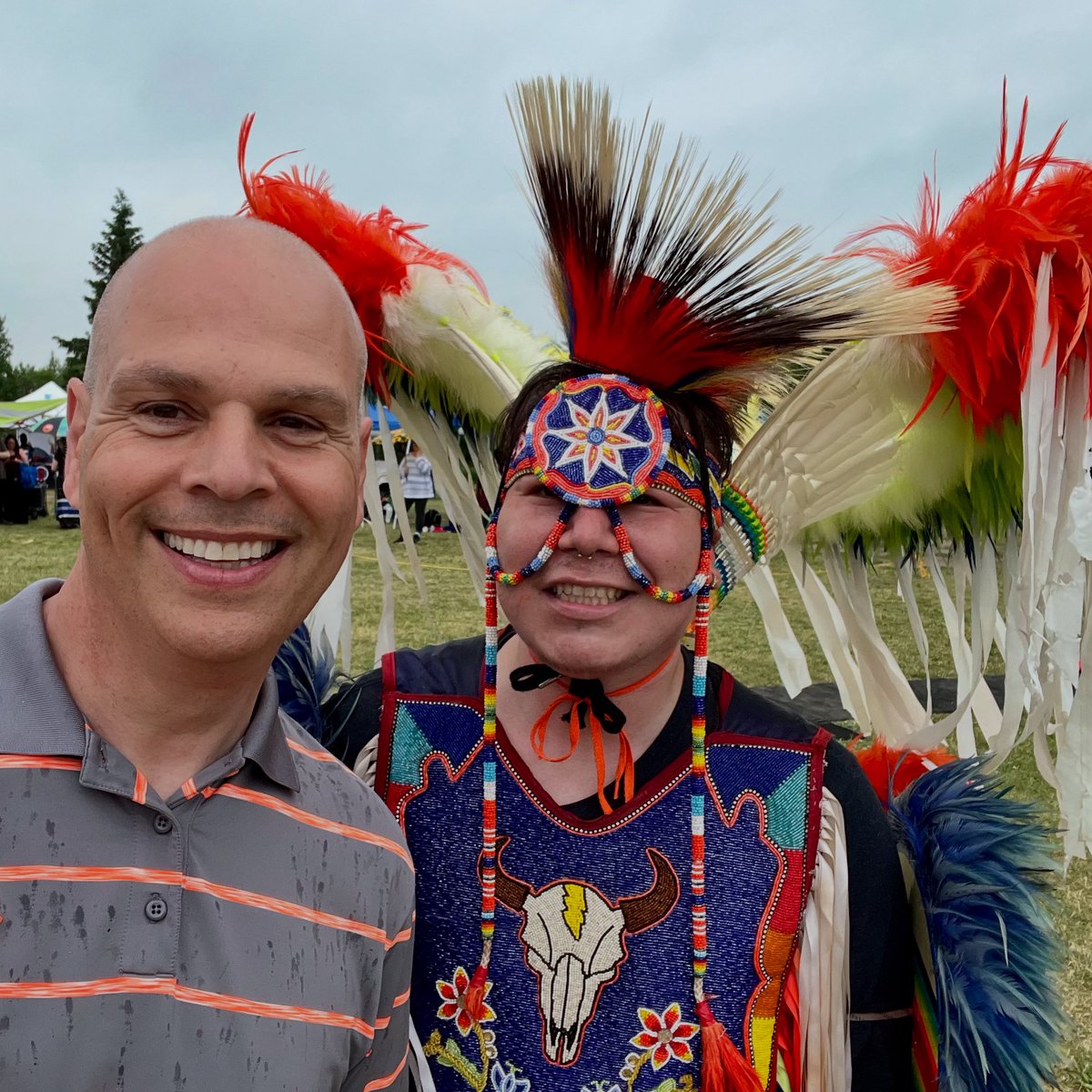My thanks, again, to the N’swakamok Friendship Centre for hosting another wonderful National Indigenous Peoples Day. Although a thunderstorm cut the dancing short, it was a wonderful experience with lots of community support and love. ❤️ 
Chi-Miigwetch