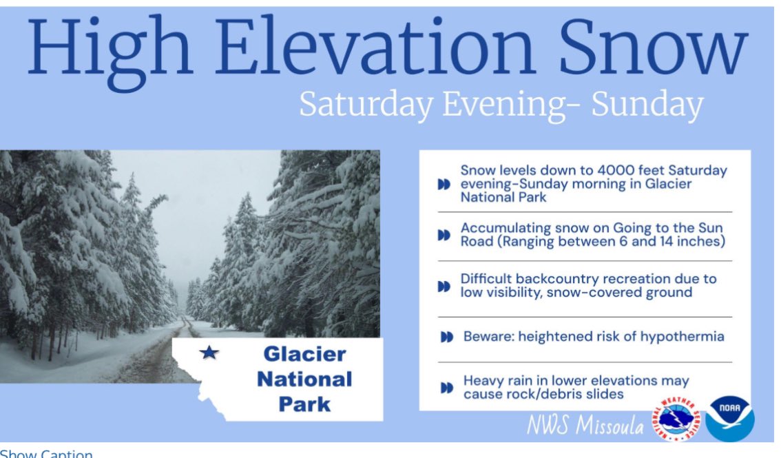 Heat and humidity building across much of the eastern half of the country, meanwhile, 8 to 14” of snow expected in parts of Montana. A rare Winter Storm Warning issued in summer. @wgrz. Also per <a href="/KCRAHeather/">Heather Waldman</a> it’s snowing near Lake Tahoe.