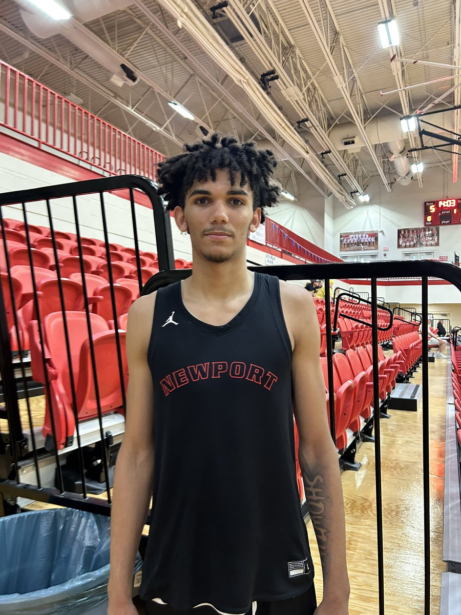 2027 - 6’8 Guard Griffin Starks (<a href="/2xgriff27/">GriffinStarks</a>) of Newport (KY) puts it on the floor very well for his size. Impressed with his court vision, and ability to beat the press. Alters everything inside, shoots it great off the catch and shoot, and rebounds on both ends.