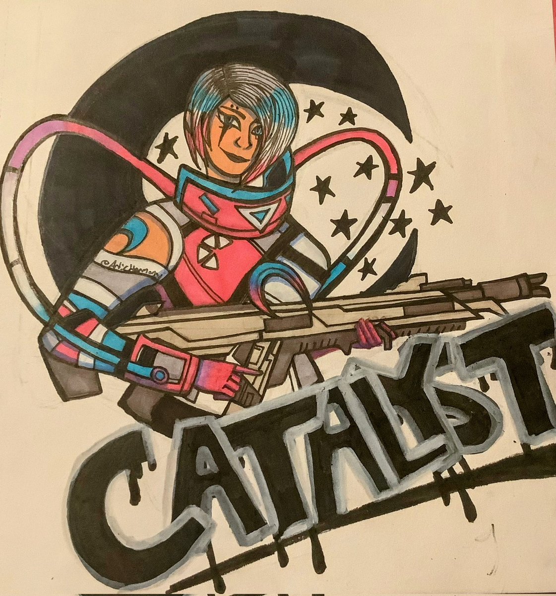 Made a little doodle for #ShowYourColors2025 !!!

Happy pride everyone! #ApexLegends #ApexLegendsfanart