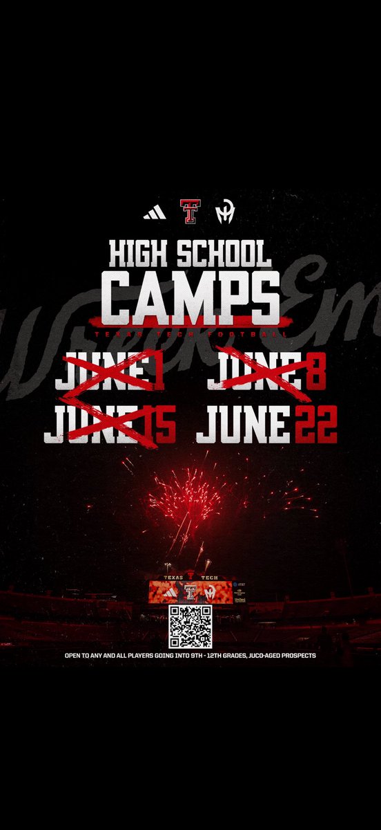 kaydenbryan76's tweet image. I will be at @TexasTechFB camp tomorrow!
@ClayMcGuireTTU @JKimbleTTU