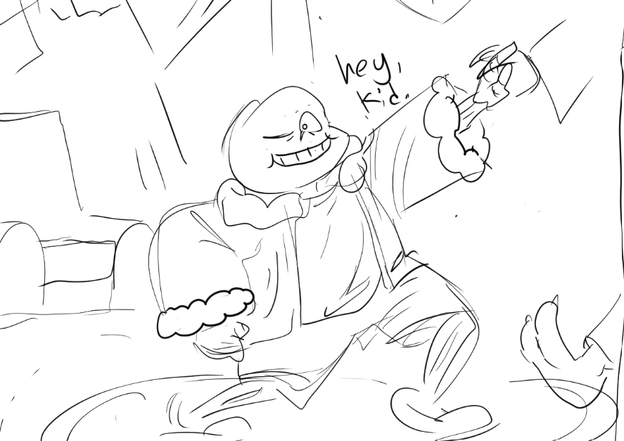 rileyART__'s tweet photo. i think sans is a polarizing character in hometown https://t.co/WlgGNWtcq1