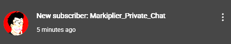 HighScxre's tweet photo. @markiplier @YouTube It's kinda sad that bots can now just sub to you if you EVEN COMMENT on a video. This bot subbed to me LITERALLY WITHIN MINUTES of commenting on https://t.co/jUNp6UlPqr https://t.co/PsZhFNxQwF