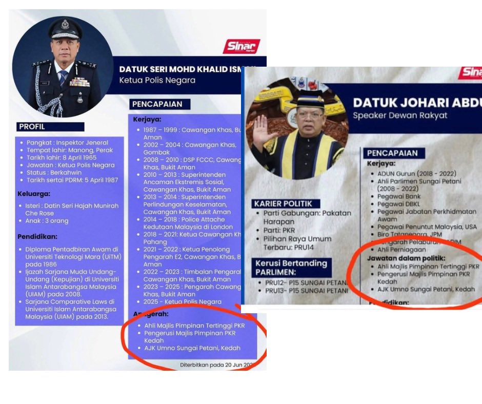 liyana_marzuki's tweet image. Bising dalam group WhatsApp hari ni. Ketua Polis Negara baru tu orang PKR. Maka berbakul2 makian dibuat oleh warga net. Dalam WhatsApp punya berlambak. 

Bila saya baca, saya pelik. Bila masa pulak lah penjawat awam boleh masuk parti? Siap declare dalam CV. Biar betik? Bukankah…