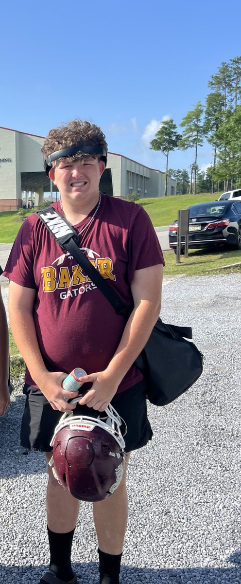 SimonYanora's tweet photo. Im ready for @ReinhardtFB camp tomorrow time too get some work in #Flboy #TRENCH @robarmstrong41 @Coach_JMiller https://t.co/lgGKvRNwip