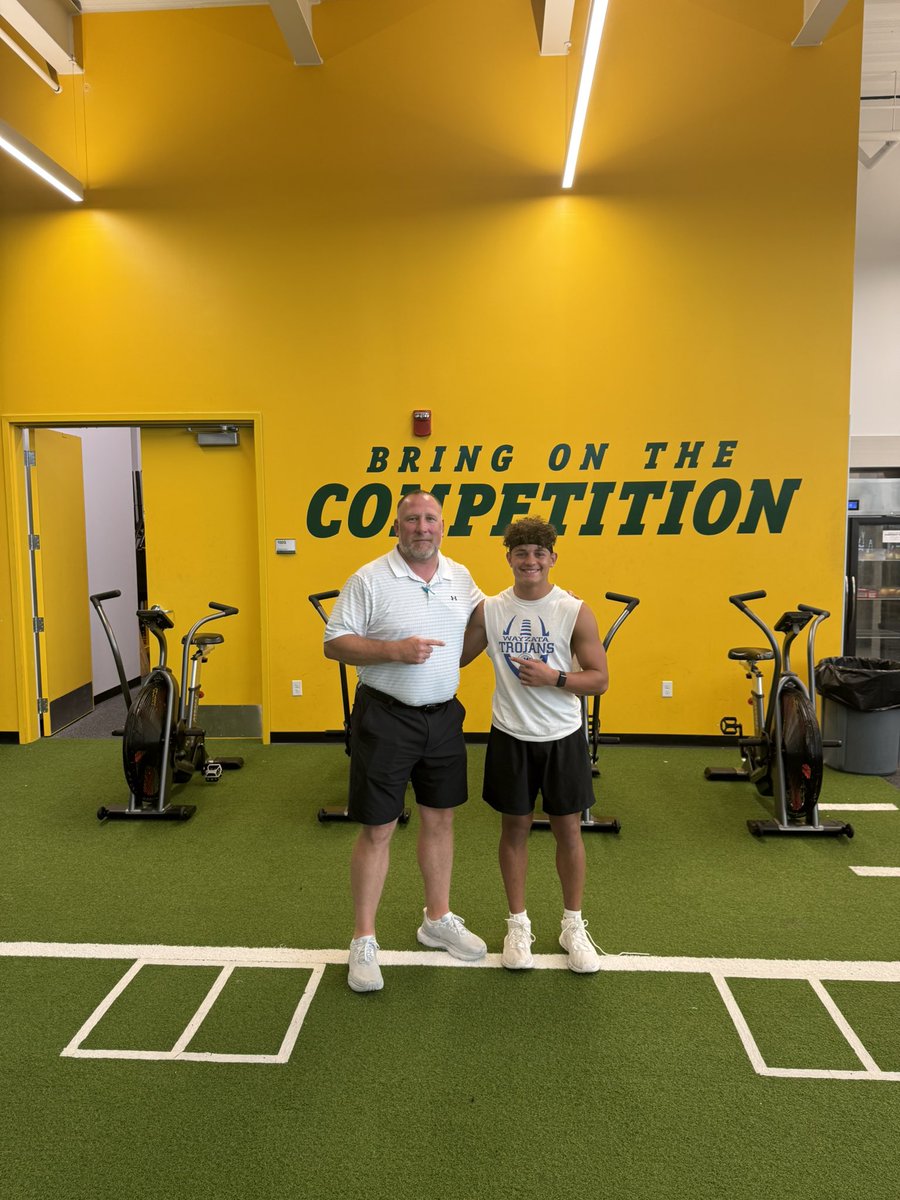 After a great camp and talk with <a href="/CoachTimNDSU/">Tim Polasek</a> I am blessed to receive  an OFFER from <a href="/NDSUfootball/">NDSU Football</a>!!Go Bison🦬🦬🦬 Grateful for your belief in me!Compete Improve Tough
<a href="/CoachGrantOlson/">Coach Grant Olson</a> <a href="/CoachWillJ1/">Will J</a> <a href="/CoachCrutchley/">Steve Crutchley</a> <a href="/CoachLBrown/">Lambert Brown</a> <a href="/FootballWayzata/">Wayzata Football</a> <a href="/CoachCHartman/">Coach Hartman</a> <a href="/thomas_barber41/">Thomas Barber</a>