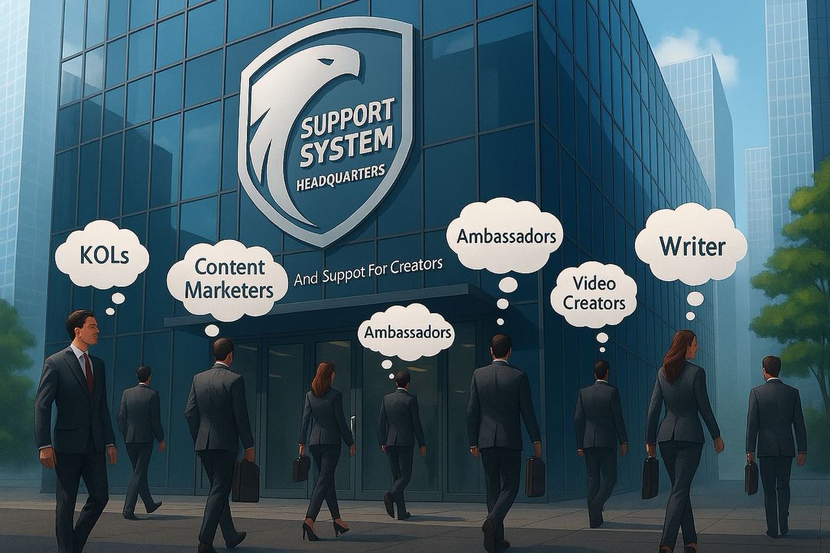 At the Support System Web5 HQ, creators of all levels, from newbies, small accounts to pro creators, are corporately heading in for Web3 business and duty.

Are you one of them or looking to join?

Drop your answer in the CS.

Redefining the game, one creator at a time.