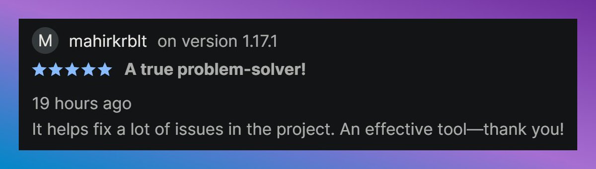 codestage_net's tweet image. 🧹 "A true problem-solver!"
Another ⭐⭐⭐⭐⭐ for Maintainer – keeping Unity projects clean, organized, and issue-free!
Thanks for the kind words 🙌
#Unity3D #GameDev #IndieDev