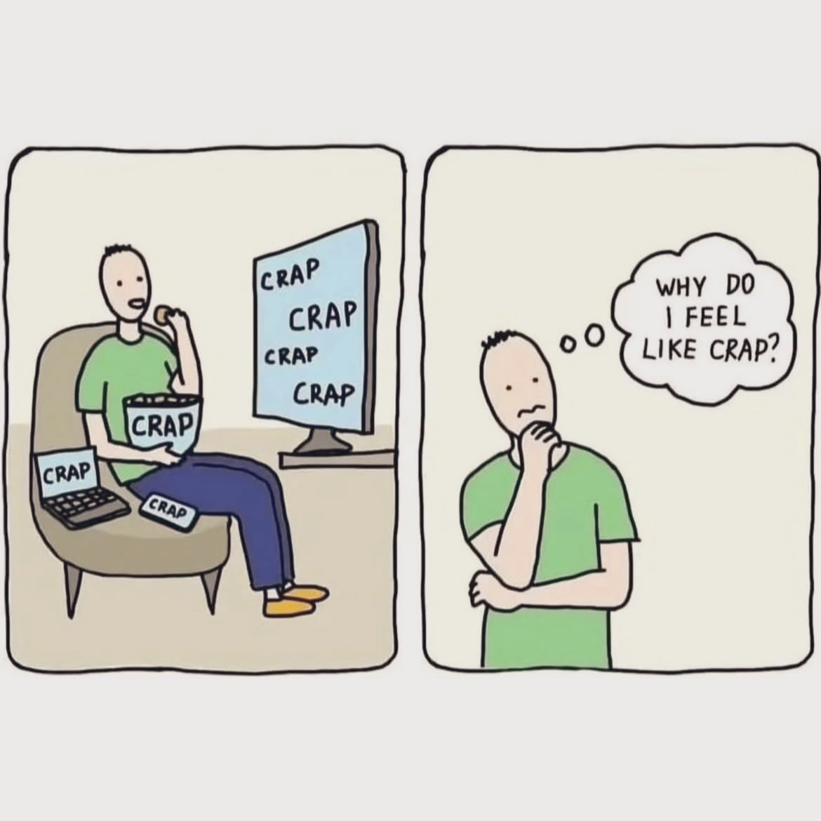 I keep trying to tell people…! You are what you consume.