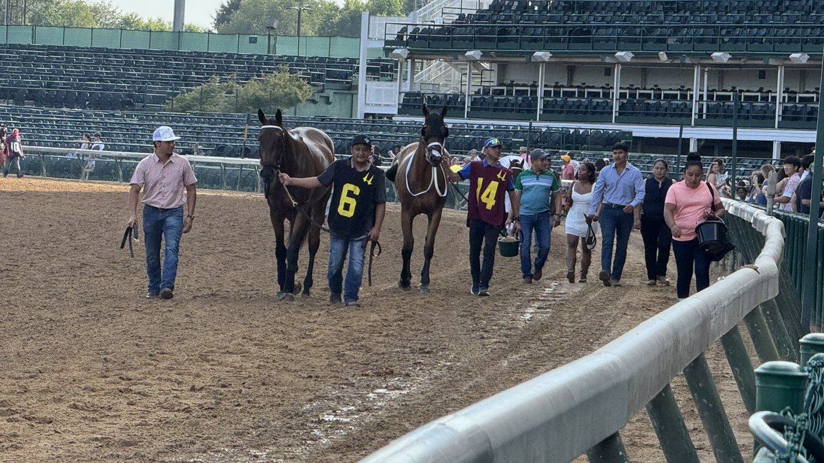ByronErnest's tweet photo. β€οΈ π Oh how I love horse racing! What a great night here at @ChurchillDowns for Downs After Dark with @KYColonels. #DownsAfterDark https://t.co/e3rQ1RoWgJ