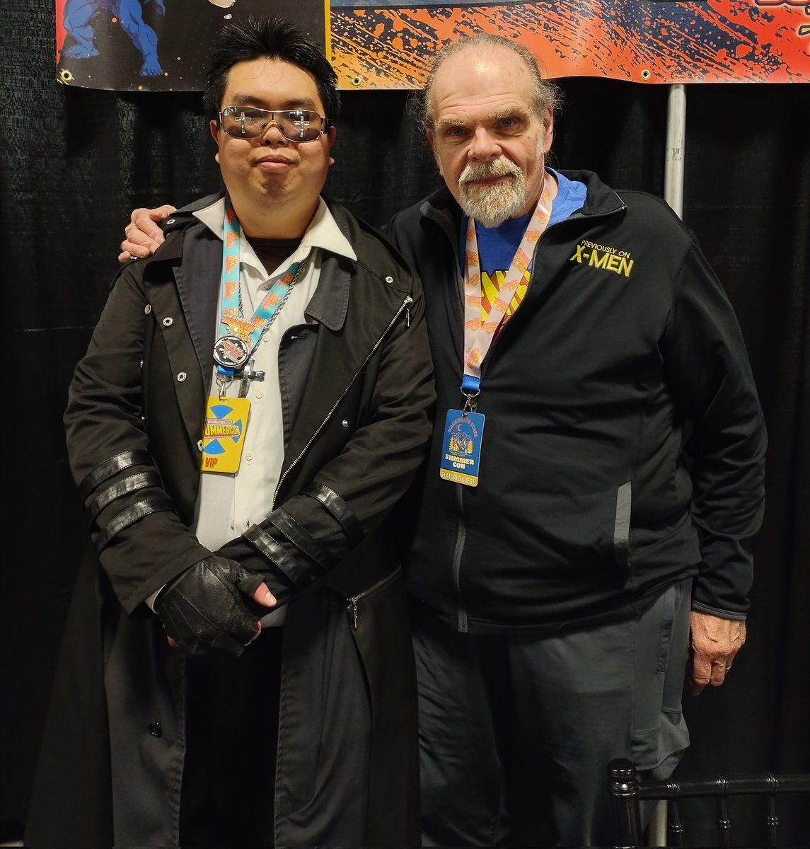 jericollage70's tweet photo. Had the pleasure on meeting #GeorgeBuza @wasummercon! I even got to chat with him as well! It was nice meeting you George #WASummerCon #WASummerCon2025 #XMen #Beyblade #TimeWarpTrio #Wishfart #Pecola #SpiderMan #ElliottTheLittlestReindeer https://t.co/610Z9Dv7jy