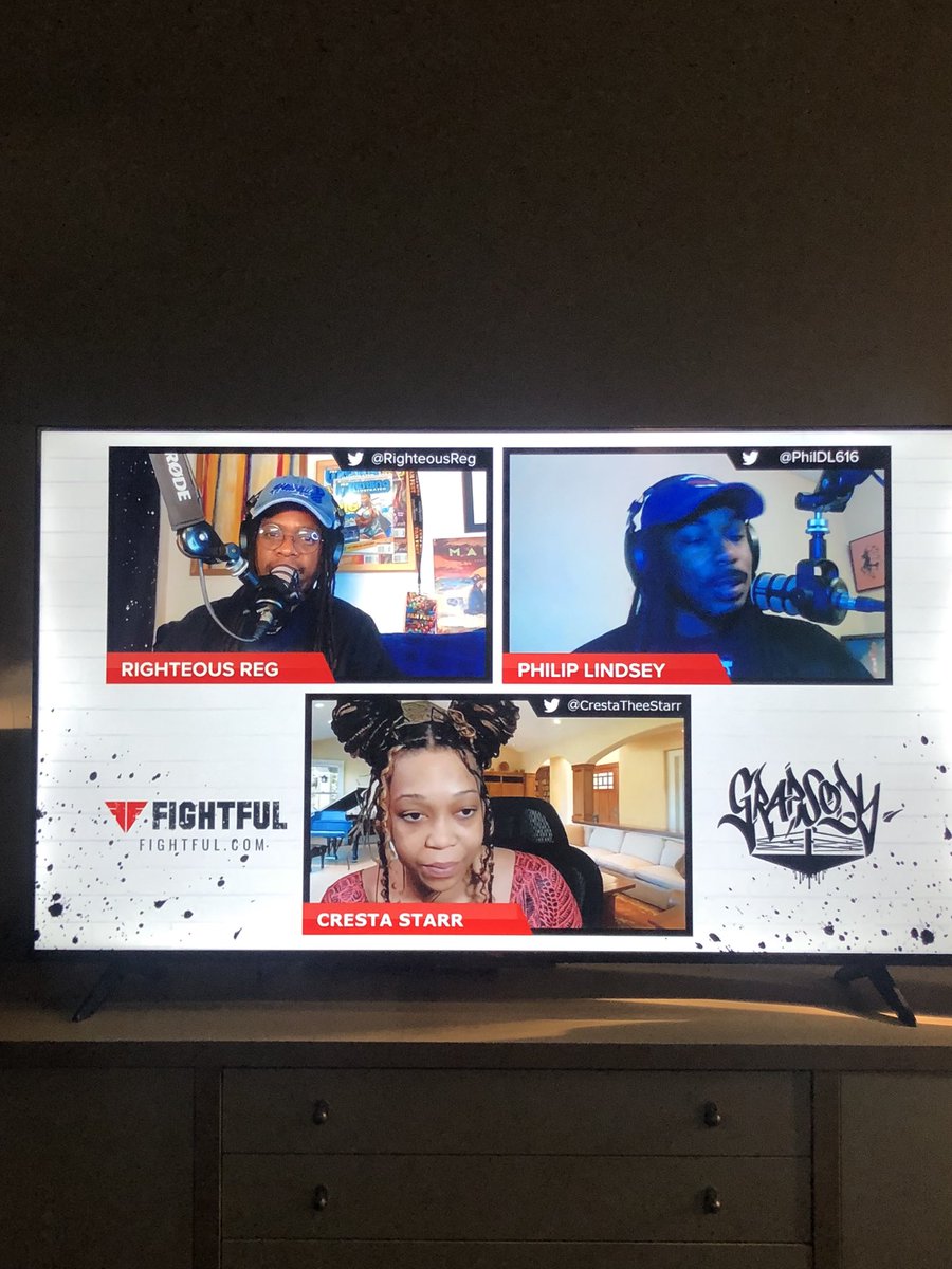 colbyd13's tweet photo. @RighteousReg @PhilDL616 @CrestaTheeStarr  just got off work today, tuning in now, you guys are awesome. Love the content 🎉👊🏾 https://t.co/uaq04uy2Zd