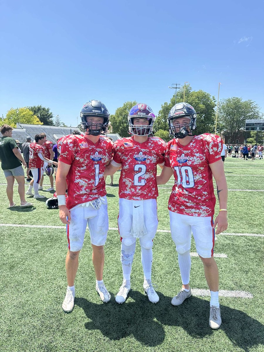 Had a great experience at the <a href="/ilshrinegame/">Illinois High School Shrine Game</a> this week. 
<a href="/IWUCoachJW/">Jared Williamson</a> <a href="/CoachFlood1/">Coach Flood</a> <a href="/CoachHolte/">Tyler Holte</a>