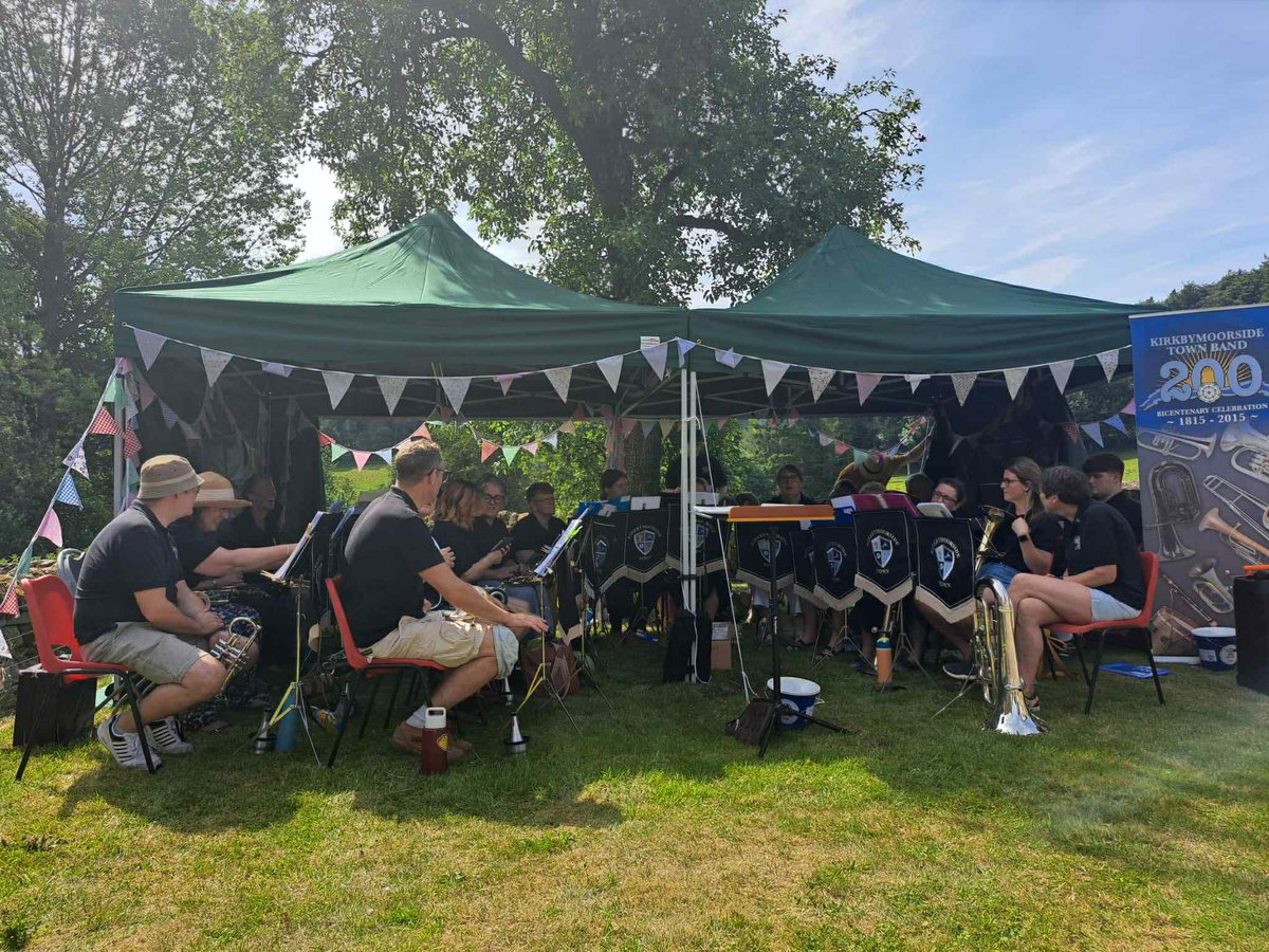 KirkbyBand's tweet image. Great day at Lastingham Midsummer Fair for our Community Band with the #YorkshireVet
