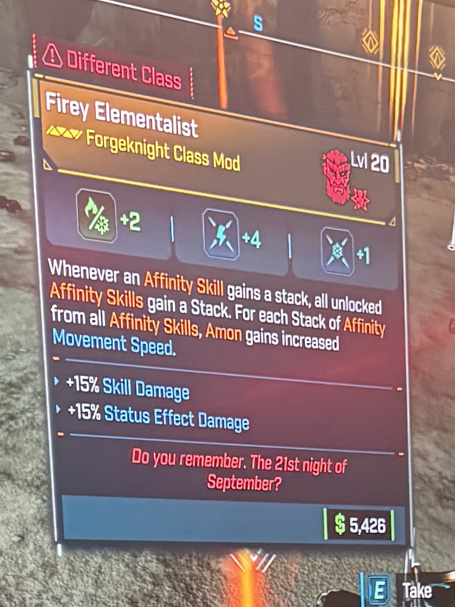 Byrdman's tweet image. FILL THIS THREAD WITH ANY LEGENDARY GEAR YOU SEE PEOPLE GET!!!! 

I know a lot of creators are getting gear right now so screenshot what you see and let’s start theory crafting!!