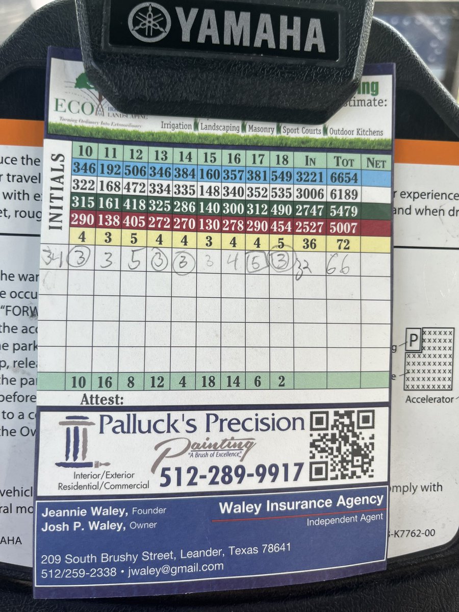 texas_fanat1c's tweet image. Went low today. #lank #courserecord