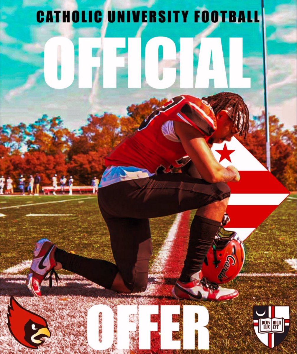 N’kye Lewis (@1lulkye__) on Twitter photo After a Great Conversation with <a href="/Coach_Beech42/">Brandon Beech🏈</a> <a href="/CoachJKarriem/">Justin Karriem</a> and a Great 7 on 7 I’m blessed to receive an offer to The Catholic University. After a Great Conversation with <a href="/Coach_Beech42/">Brandon Beech🏈</a> <a href="/CoachJKarriem/">Justin Karriem</a> and a Great 7 on 7 I’m blessed to receive an offer to The Catholic University.