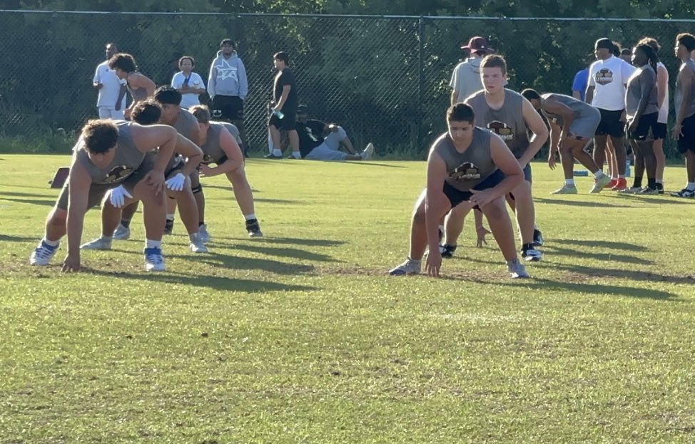 Had a great time at the <a href="/TXSTATEFOOTBALL/">Texas State Football</a> camp on Friday. I learned lots from all the coaches.