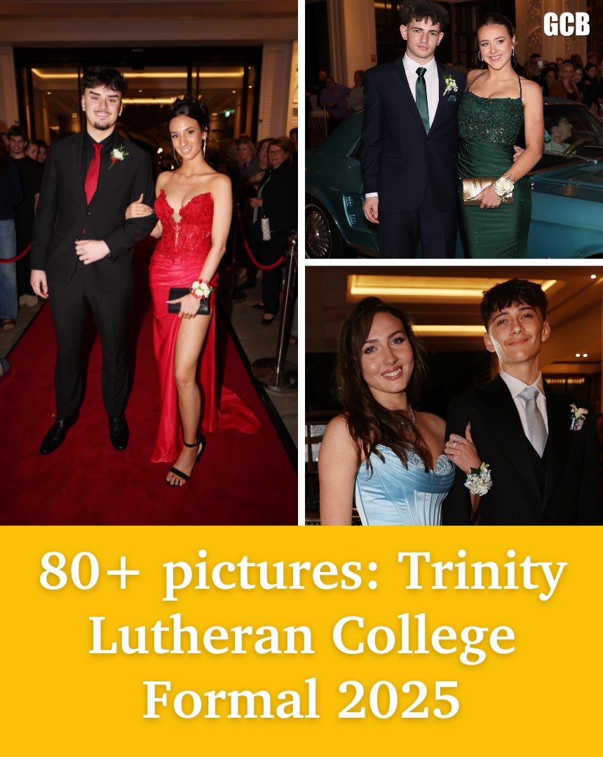 Gold Coast Bulletin (@gcbulletin) on Twitter photo Suits, frocks and fast cars were out in force on Saturday night for the 2025 Trinity Lutheran College formal at the JW Marriott in Surfers Paradise.
<a href="/GCS_Pottsy/">Andrew Potts</a>
FULL STORY: ➡️ bit.ly/3G6BpHY Suits, frocks and fast cars were out in force on Saturday night for the 2025 Trinity Lutheran College formal at the JW Marriott in Surfers Paradise.
<a href="/GCS_Pottsy/">Andrew Potts</a>
FULL STORY: ➡️ bit.ly/3G6BpHY