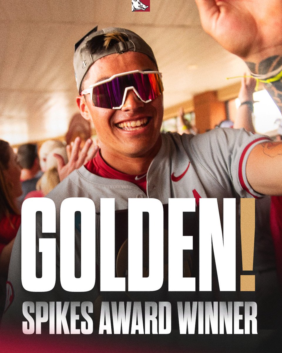 ArkRazorbacks's tweet image. π GOLDEN SPIKES WINNER WEHIWA ALOY!