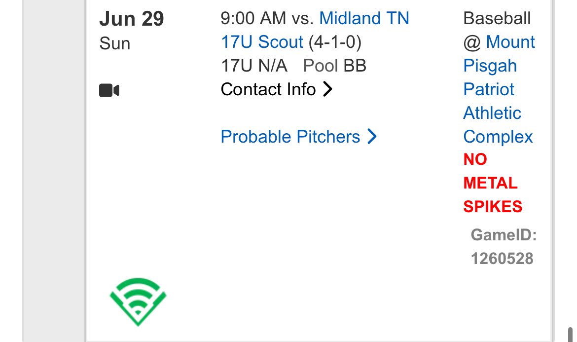 Schedule down at the 17u WWBA.
Canes Tri-State 17u
Cell: 845-480-8487
Email: jacobherrera26grad@gmail.com
<a href="/canes_ny/">Canes Baseball Tri-State</a> <a href="/BUncommitted/">Baseball_Uncommitted</a> <a href="/UncommittedUsa/">UncommittedPlayersUSA</a>