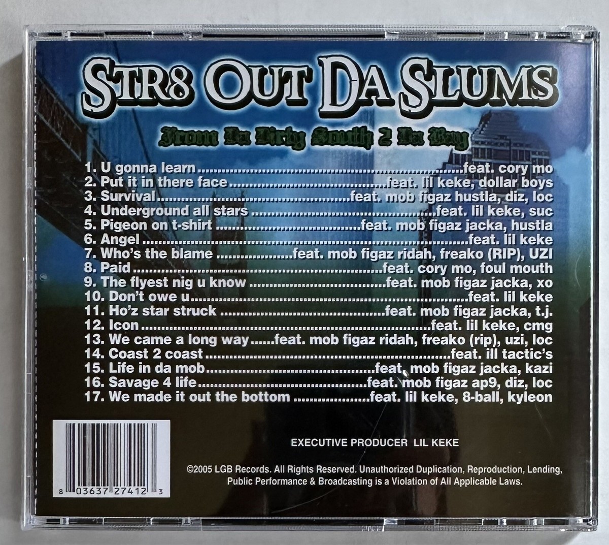 HboundRap's tweet photo. 20 years ago today, The Jacka & Lil Keke's album 'Str8 Out Da Slums' is released. #RIPTheJacka https://t.co/cnEnskNBZd