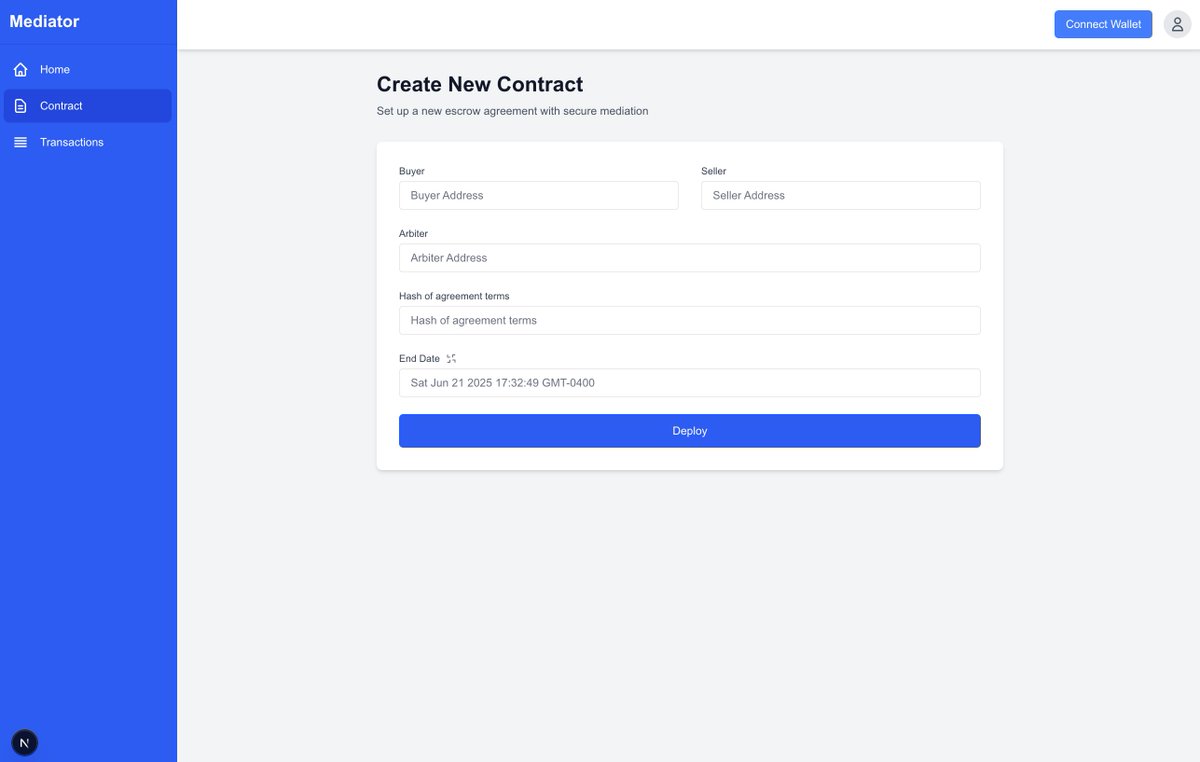 CMD_LABS's tweet image. Building an Escrow dApp in public

#part #two

Would love your feedback!

Check it out: mediator-xn4c.vercel.app

Shout out @EthMiami @nickcryptopro @base