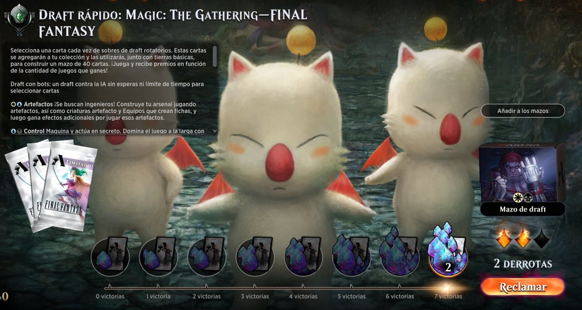 🏆#5 (7-2) Draft #FinalFantasy. ⚫️⚪️ Tempo.

Me siento atrapado por esta estrategia. Probando cartas diferentes, y lineas distintas, ok... pero me gustaría poder draftear otras cosas 😂 Por ahora, seguimos acumulando sobres :D

<a href="/limiteddecks/">Limited Decklists 🏆</a> <a href="/RebellionMTG/">Rebellion MTG</a> #MTGFinalFantasy