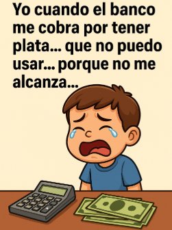 Albertoar2000's tweet photo. 💸 Nos reímos… pero así está medio país.
Te cobran por tener plata, por moverla y encima no te alcanza.
Por eso no me interesa venderte cripto.
Me interesa que entiendas por qué cada vez más gente busca otra opción.#Bitcoin #CriptoSinFiltro #MindsetFinanciero¿Querés una versión más corta o más irónica para testear otro estilo?