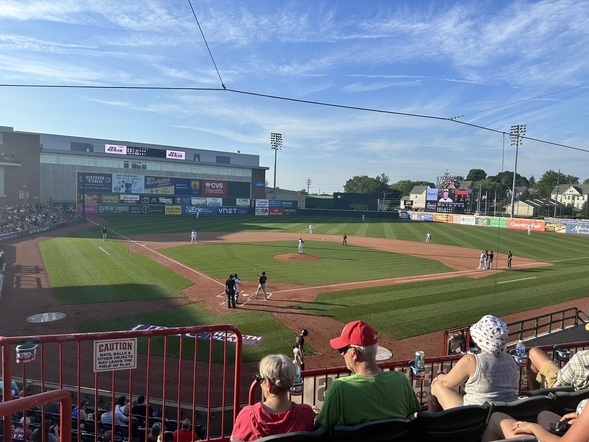 Taking in an Erie Sea Wolves game with the fam. <a href="/tquinn_23/">Tyler Quinn</a> <a href="/Tim14Quinn/">Tim Quinn</a>