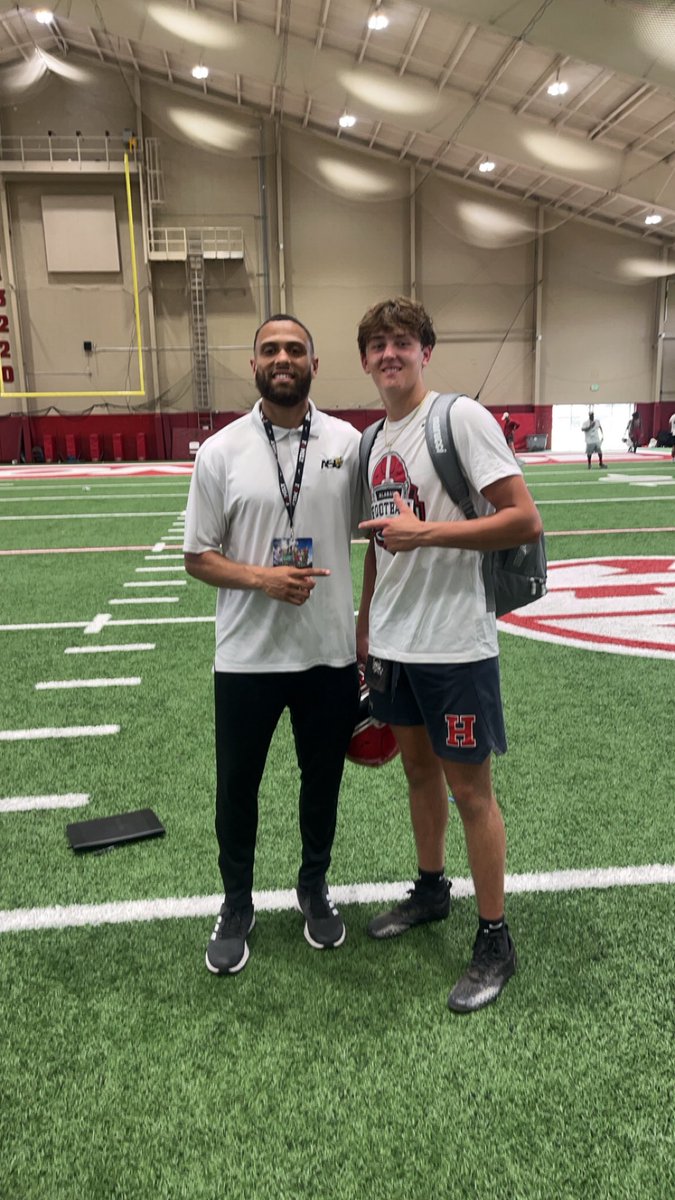 Brody Watrous (@watrousbro58224) on Twitter photo Put some good work in <a href="/AlabamaFTBL/">Alabama Football</a> camp, great meeting and talking to <a href="/TyreeOneil_/">Tyree Oneil</a>. <a href="/uwa_football/">West Alabama FB</a> next!
<a href="/SmithT67/">Coach Smith</a> <a href="/Seanharrison66/">Sean Harrison</a> <a href="/HAPats_FB/">Heritage Academy Football</a> <a href="/cfelus/">Carmen Felus</a> Put some good work in <a href="/AlabamaFTBL/">Alabama Football</a> camp, great meeting and talking to <a href="/TyreeOneil_/">Tyree Oneil</a>. <a href="/uwa_football/">West Alabama FB</a> next!
<a href="/SmithT67/">Coach Smith</a> <a href="/Seanharrison66/">Sean Harrison</a> <a href="/HAPats_FB/">Heritage Academy Football</a> <a href="/cfelus/">Carmen Felus</a>