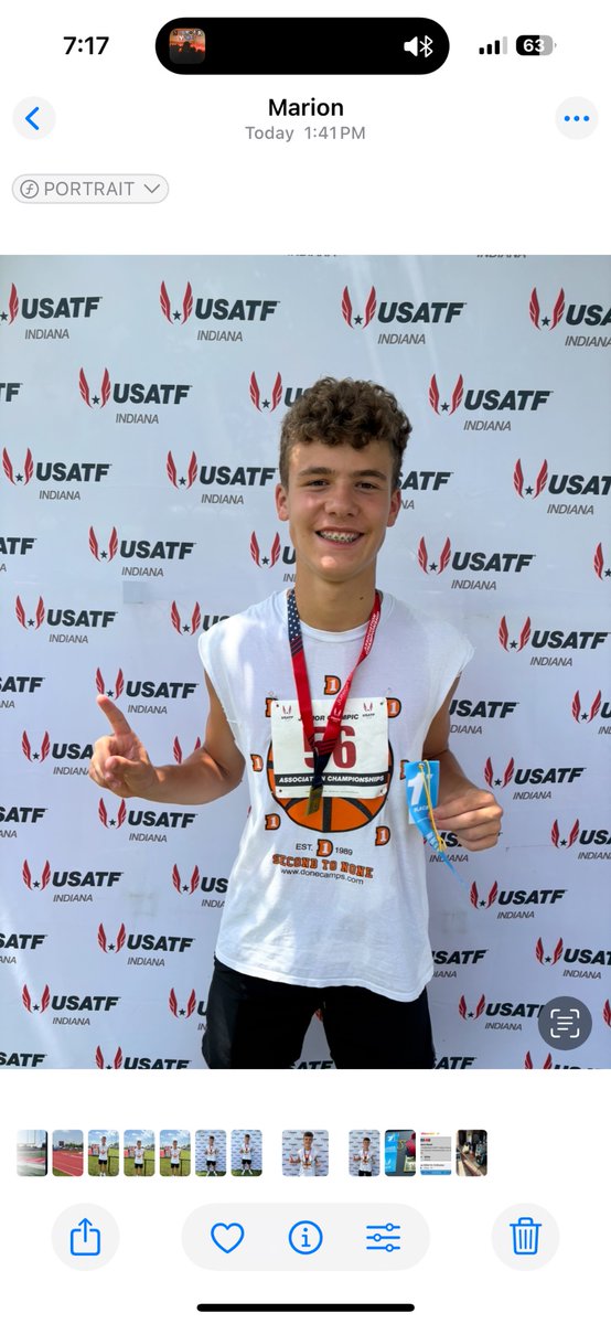 MattD1023's tweet image. Mason battled through the heat today to win the 2025 USA Jr Olympic Gold Medal in the 800 (13-14 age).  Set a new PR in the process! Proud of him for taking on a new challenge and crushing it.