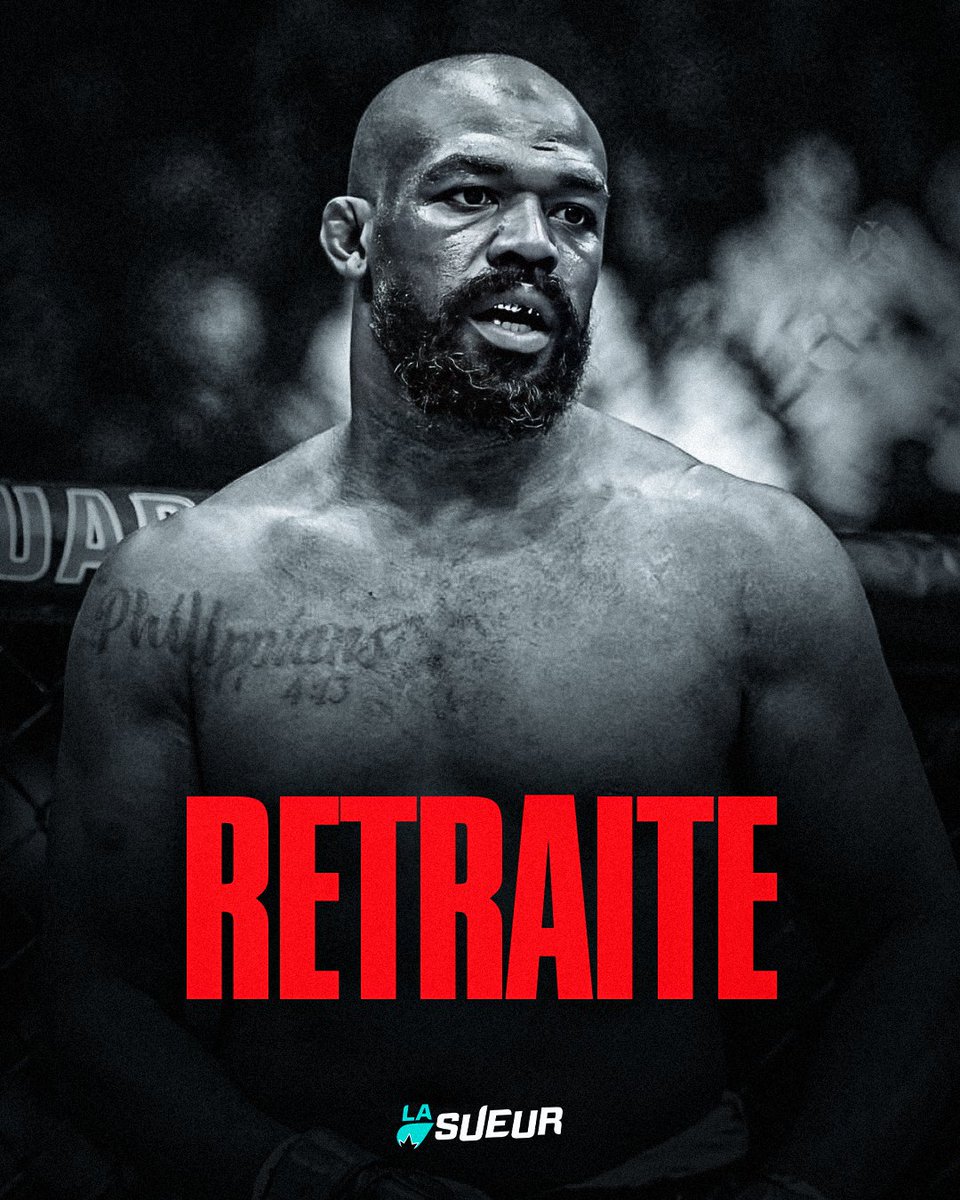LaSueur_off's tweet image. 🚨 JON JONES : C’EST FINI ! 🤯❌

Le GOAT 🐐 prend officiellement sa retraite.

(via Dana White)