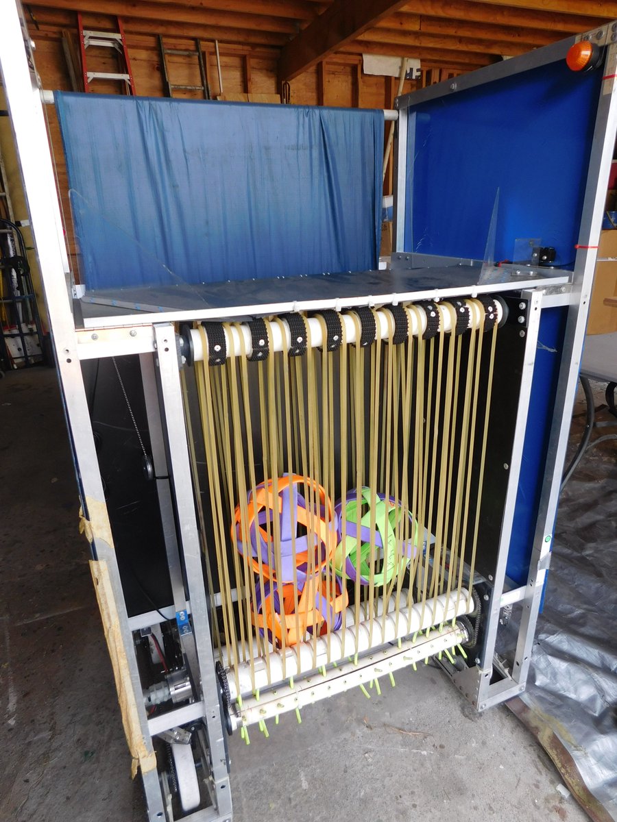XBOT488's tweet photo. Cleaning the robot storage in my car port. Said goodbye (took apart and recylced aluminum &amp; electronics) to the 2009 Lunacy FRC robot. buttons (a joke) were designed for 2009 as the robot looked like a refrigerator. https://t.co/mADkaLyFzK