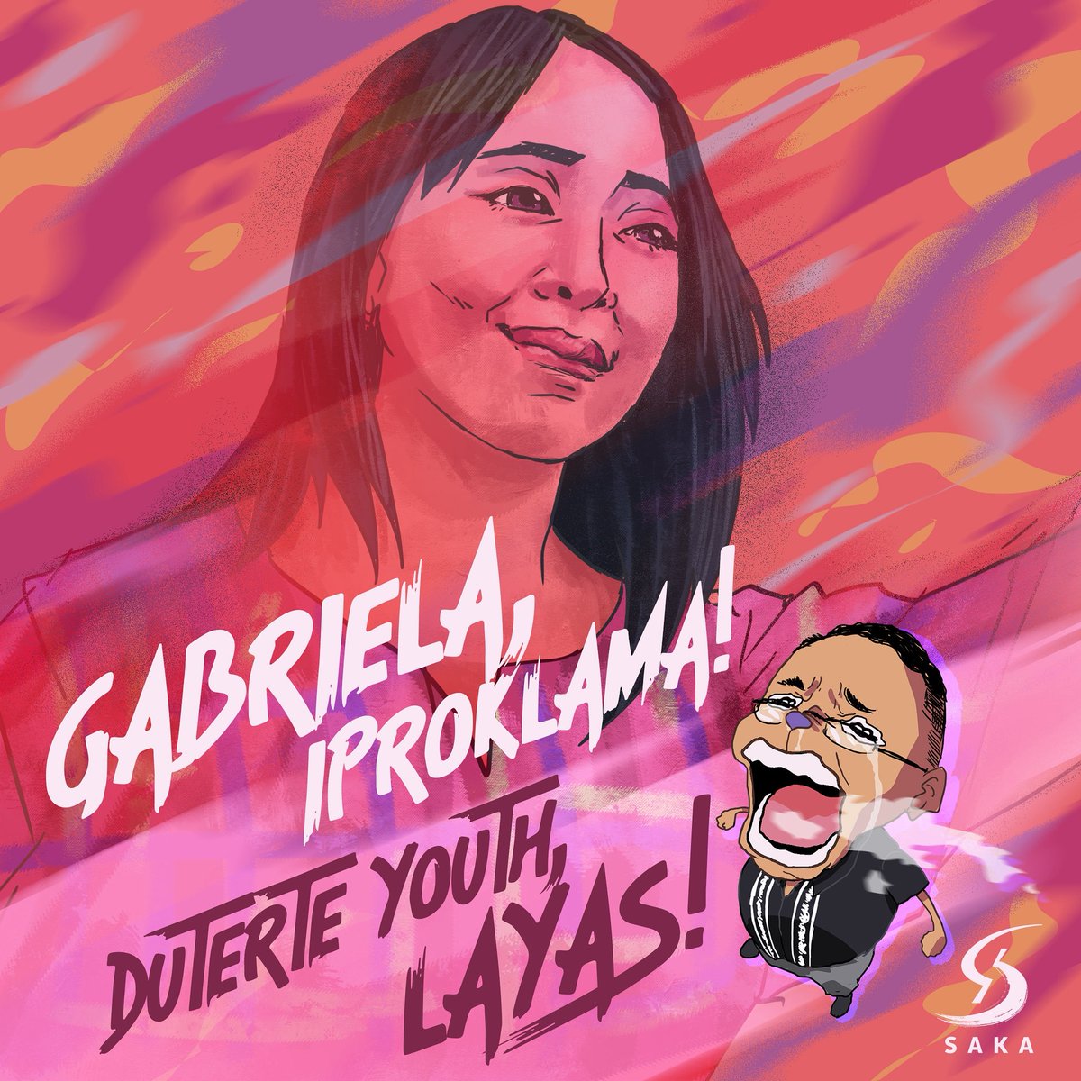 Sinusuhayan ng SAKA, kasama ng hanay ng mga kababaihan, kabataan at LGBTQ+, ang pasya ng COMELEC kamakailan na ikansela ang registration ng Duterte Youth Partylist—isang kaduda-dudang samahang may huwad na representasyon sa Kongreso.