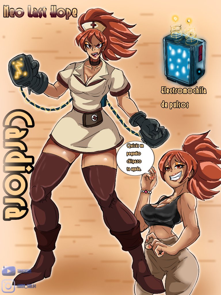 Nuevo Last Hope que viene, ella es Cardiora, tiene unos 25 años 👀🔥
#arte #dibujo #Skullgirls #Au #arte