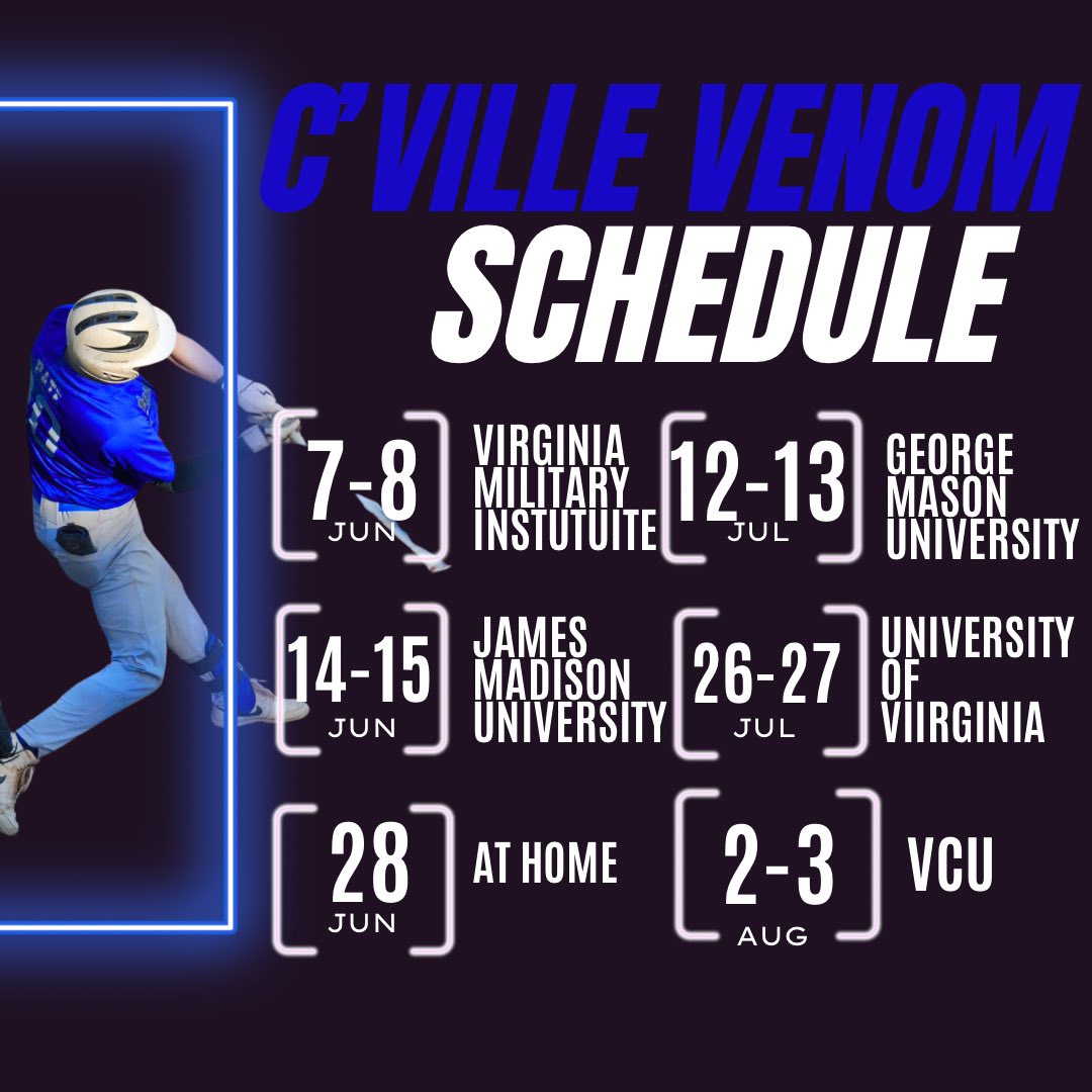Travel ball summer schedule