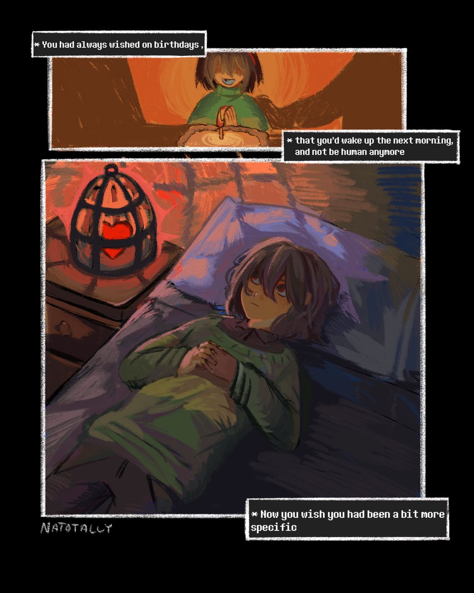 natotally's tweet image. #deltarunespoilers 

Birthday Wishes