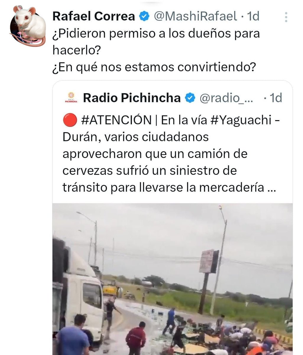 4 pelos llama la atención a su gremio y le advierte que para robar cerveza hay que pedir permiso a sus dueños. ¿Y tú a quién pediste permiso par👌 robarnos?💫