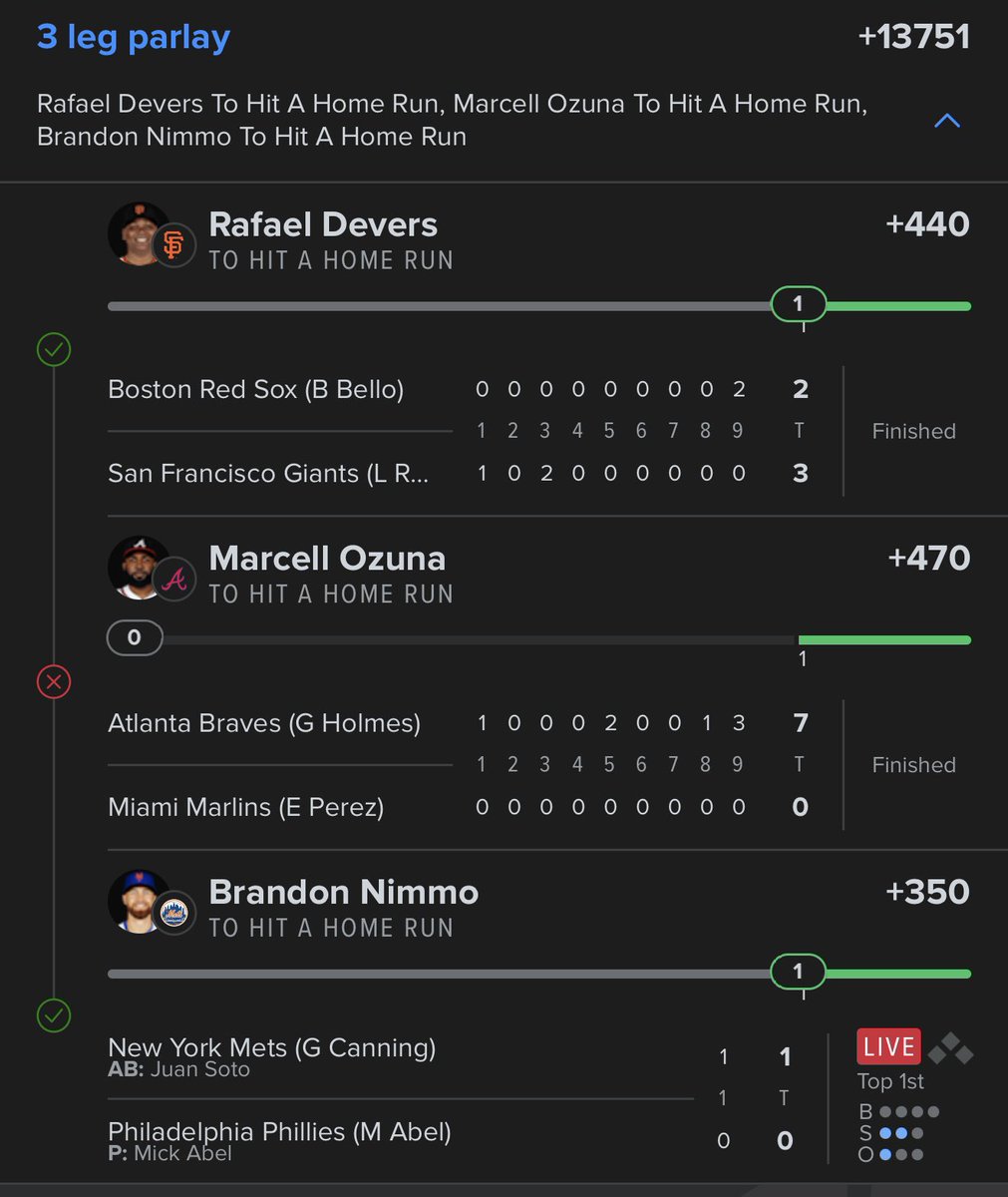 TheDoctorParlay's tweet image. Ozuna a sell out