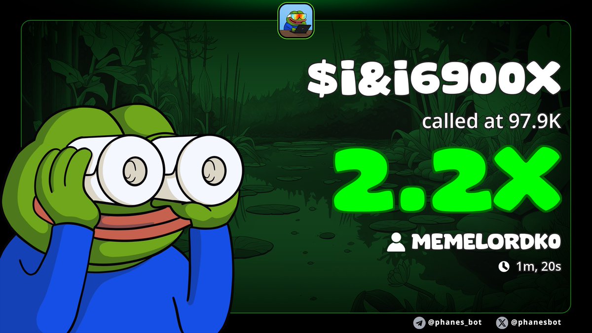 Alphacallzs's tweet photo. $I&I6900X did 2.2x in just 1 MINUTE.
Called at 97.9K โ blink and it's already bagged. โก๐ผ
I donโt drop calls. I detonate them.
One minute plays, lifetime respect.
๐ฌ Catch the next nuke: https://t.co/78h9GIsMaU
#6900X #SolanaSnipes #AlphaExecutioner #CTElite #iran #isreal #Trend https://t.co/zFiTOQmyvk