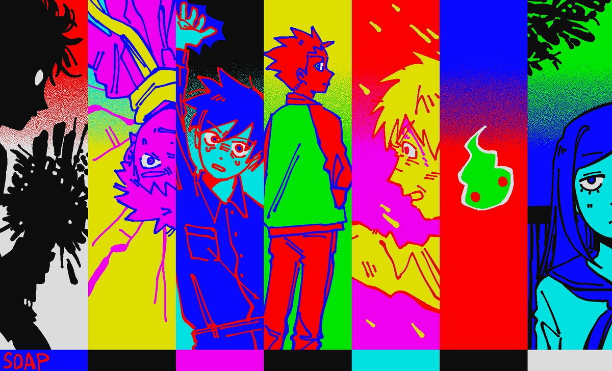 !!BRIGHT COLORS!!

please stand by there is a kid wrecking the town
#mp100 #mp100fanart