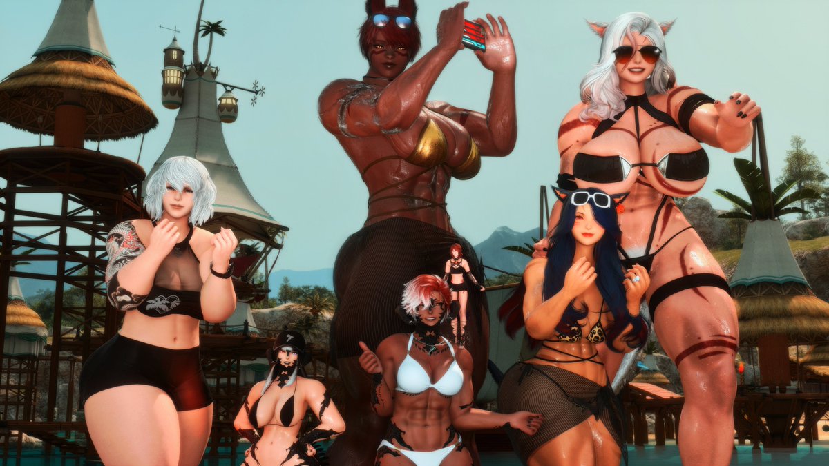 Hanging out with the homies 🏖️
<a href="/ThighlanderPost/">ThighlanderPosting</a> <a href="/Haverex/">🦎Hav🦎</a> <a href="/ThatOneViera/">Ghost</a> <a href="/eepyAsagiri/">eepyasagiri.bsky.social</a> <a href="/mochibote/">𝖒𝖔𝖈𝖍𝖎 もち</a> <a href="/EugenPringles/">The Grand Hamwich Slamwich</a> 

#ffxivsummerbash
