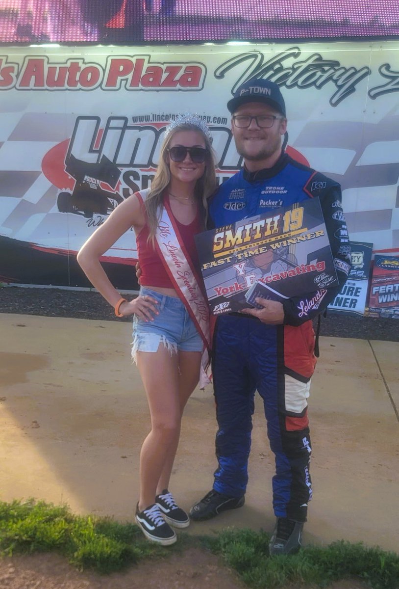 Troy Wagaman took home a $500 bonus for setting quick time from York Excavating Co LLC! Wagaman put down a lap of 14.317 seconds!
